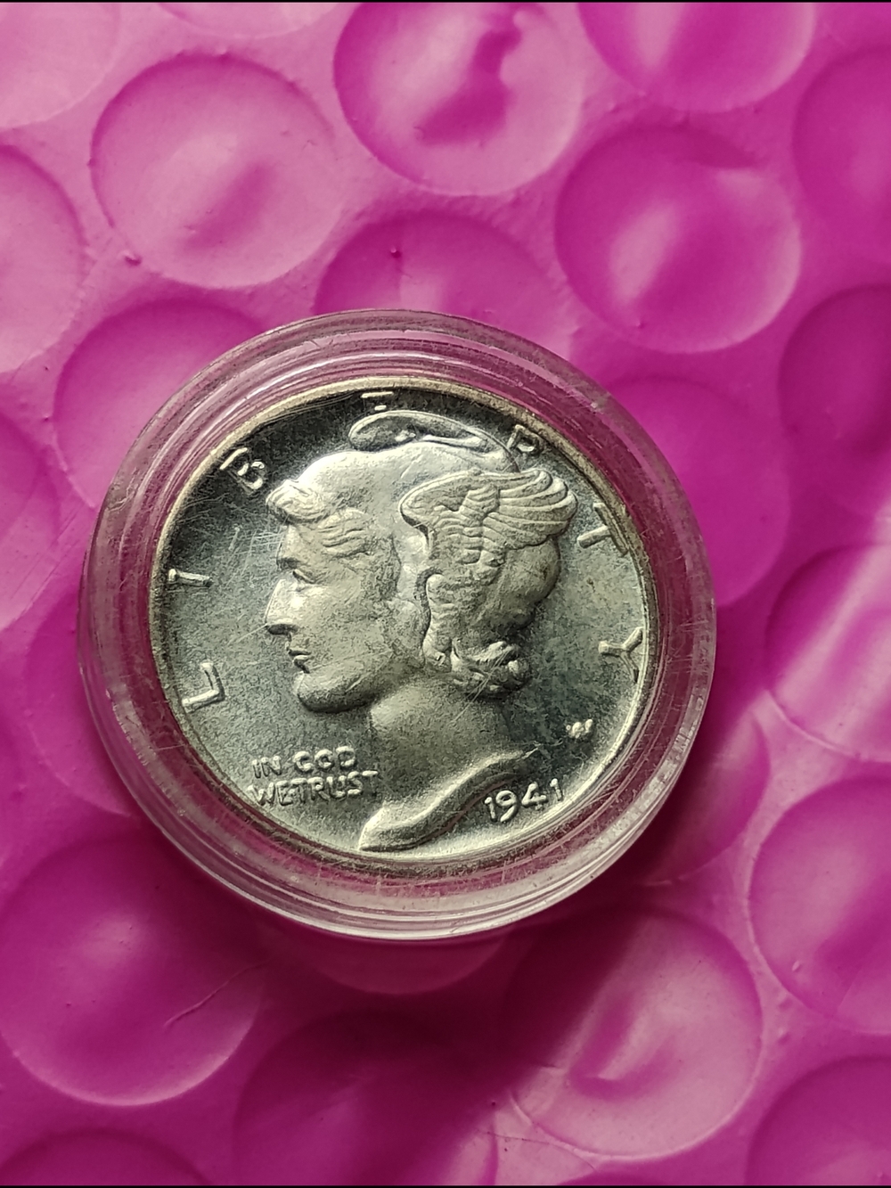 1941 Mercury Dime  90%- Silver US Coin CIRCULATED Full Details